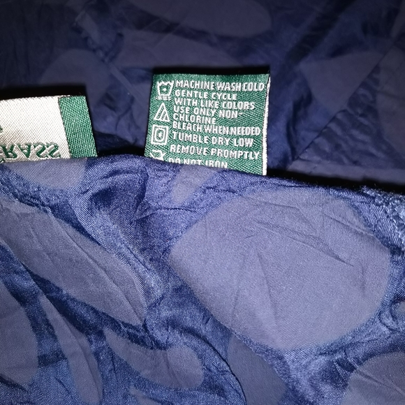 Lemon Grass Studio Large Blue Crinkled Shirt - Picture 5 of 13